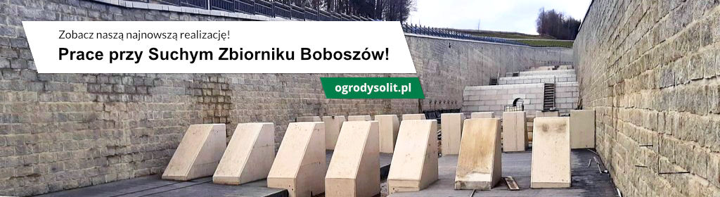 Solit - szeroko zakrojone prace przy suchym zbiorniku w gminie Boboszów.